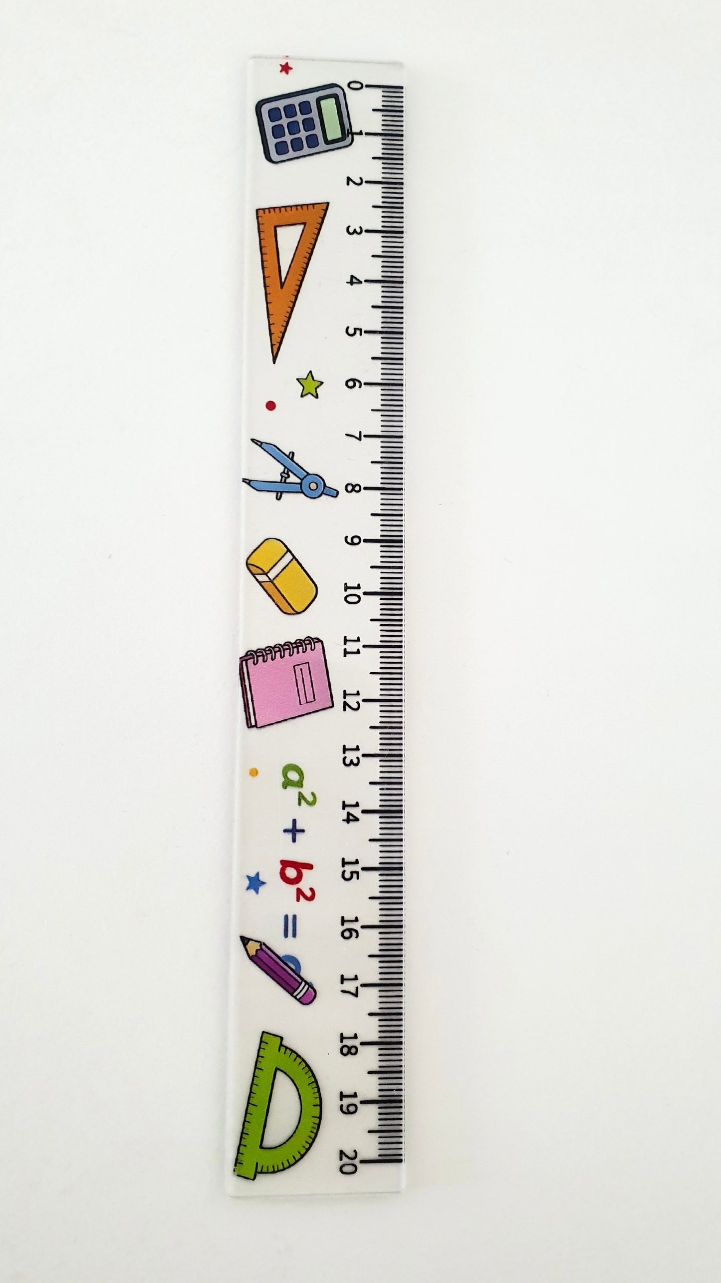 Maths themed ruler