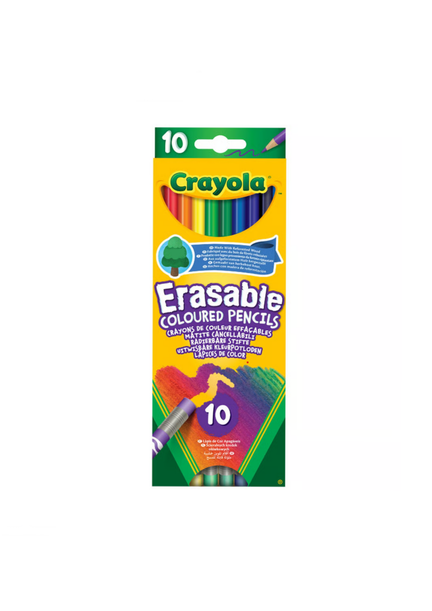 Crayola Erasable coloured pencils 10 pack