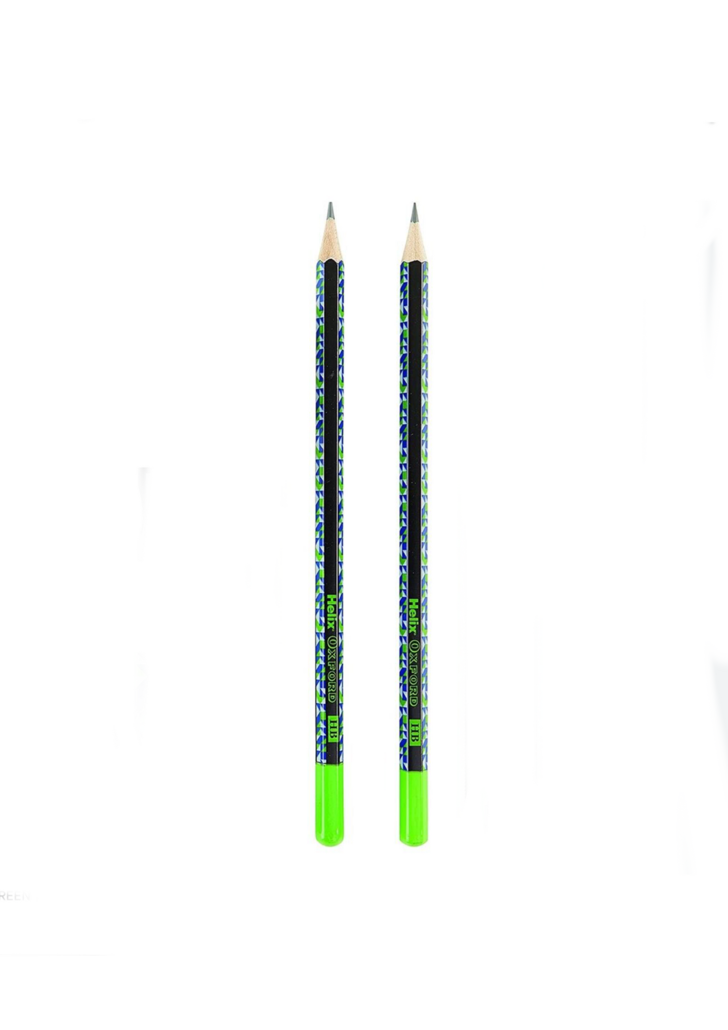 2 x Helix geo pencils Green